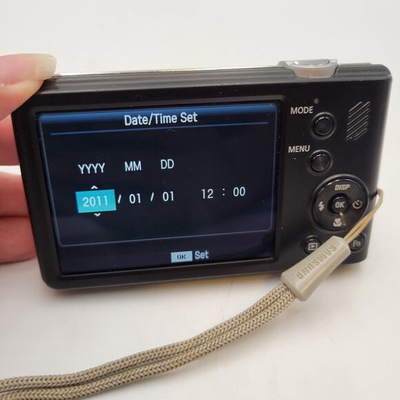 Samsung PL Series PL210 14.2MP Digital Camera Blue Fully Working Great Shape - Picture 9 of 16